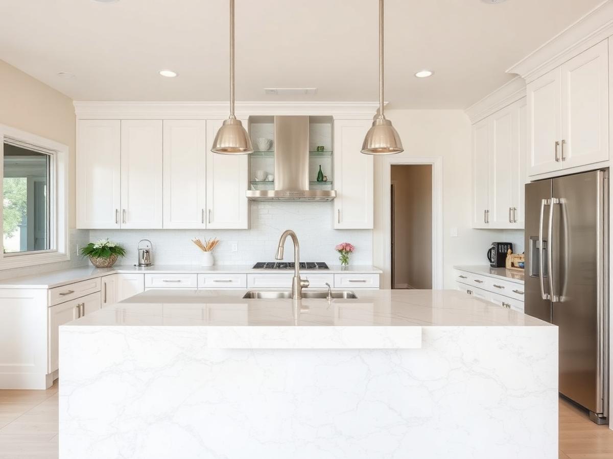 Custom stone countertop project by Metro Granite & Marble in Fort Myers
